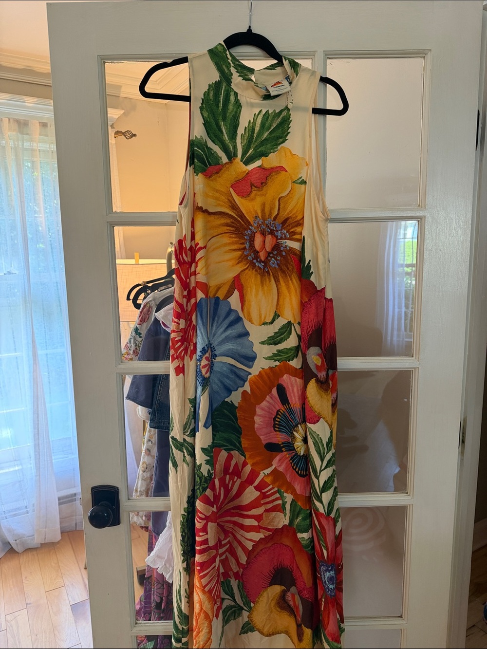 Farm Rio x Anthropologie Halter Maxi Dress
Size: L